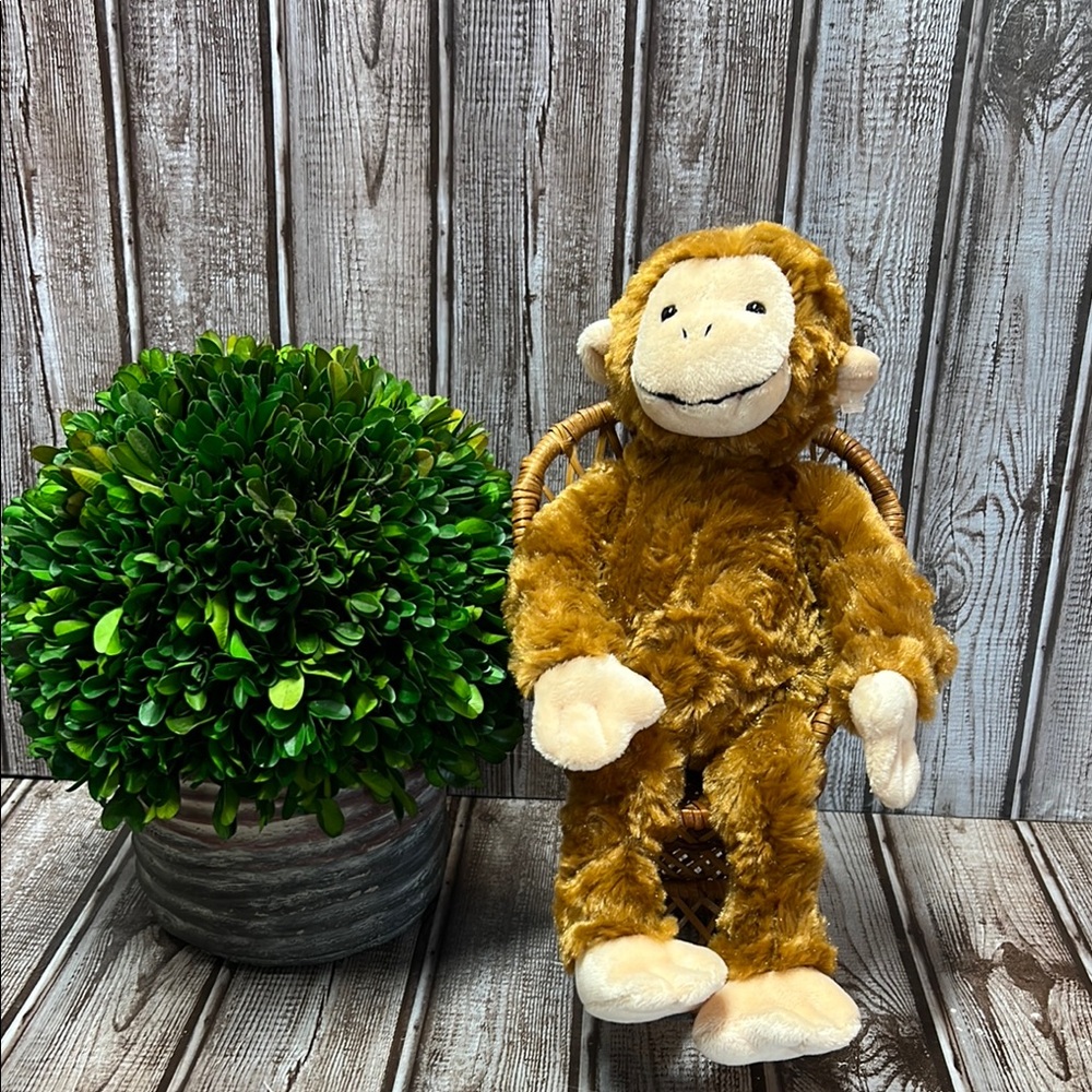 Gund Swingsley Monkey Plush Stuffed Animal 31119 Golden Brown 12” Hard to Find
